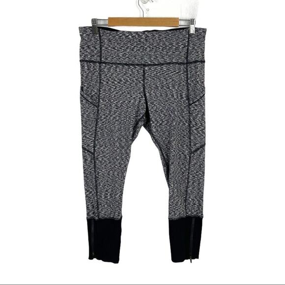 Lululemon Rebel Runner Crop Spaced Out Space Dye Size 12 - Picture 2 of 14